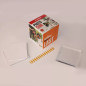 Papel canon pp - 201 5x5 pulgadas (40 hojas) + marco fotos xlboom acrlico 13x13cm + photo cube white - creative pack last - oran