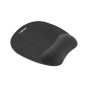 Alfombrilla natec chipmunk 230x200 mm raton con reposamuecas negra