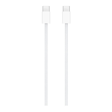 Cable usb tipo c apple 1m - macho - macho - blanco