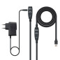 Cable nanocable prolongador alargador usb 3.0 con amplificador tipo a - m -  a - h 10m.