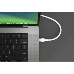 HYPER HJ4002WHGL cavo USB USB 2.0 2 m USB C Bianco