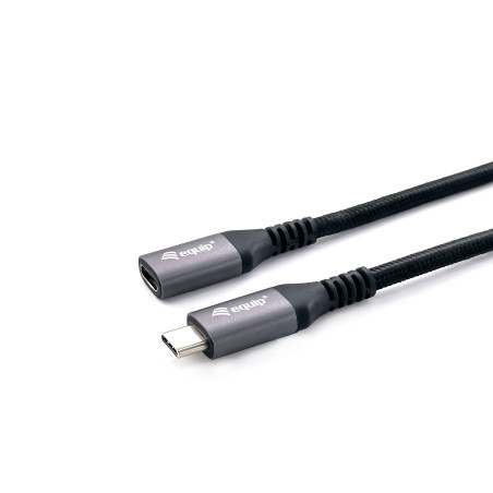 Cable alargo usb tipo c equip 4k macho - hembra 0.5m