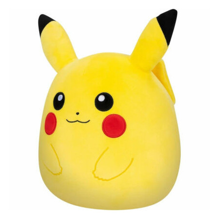 Peluche squishmallow pokemon pikachu 25 cm