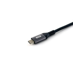 Equip 128891 Cavo USB 2.0 da C a C angolato a 90°, M M, 1,0 m, PD 100W, nero