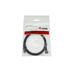 Equip 128891 Cavo USB 2.0 da C a C angolato a 90°, M M, 1,0 m, PD 100W, nero