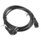 Cable de alimentacion lanberg schuko cee 7 - 7 a iec320 c13 3m