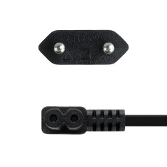 TooQ 10.22.0502 cavo di alimentazione Nero 1,8 m CEE7 16 Accoppiatore C7