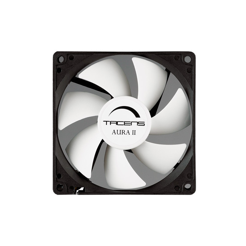 Ventilador tacens 2 auraii 90mm negro - blanco