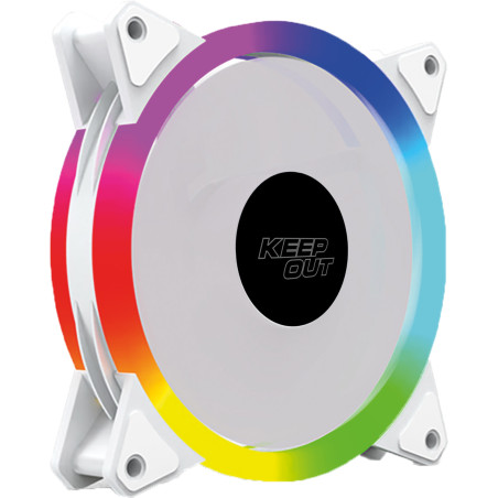 KeepOut XFC-120SRW sistema di raffreddamento per computer Case per computer Ventilatore 12 cm Nero