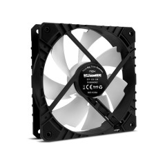 NOX Hummer H-FAN PRO Case per computer Ventilatore 12 cm Nero, Bianco