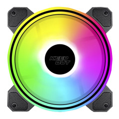 Ventilador caja keep out xfc - 120dr argb 120mm negro