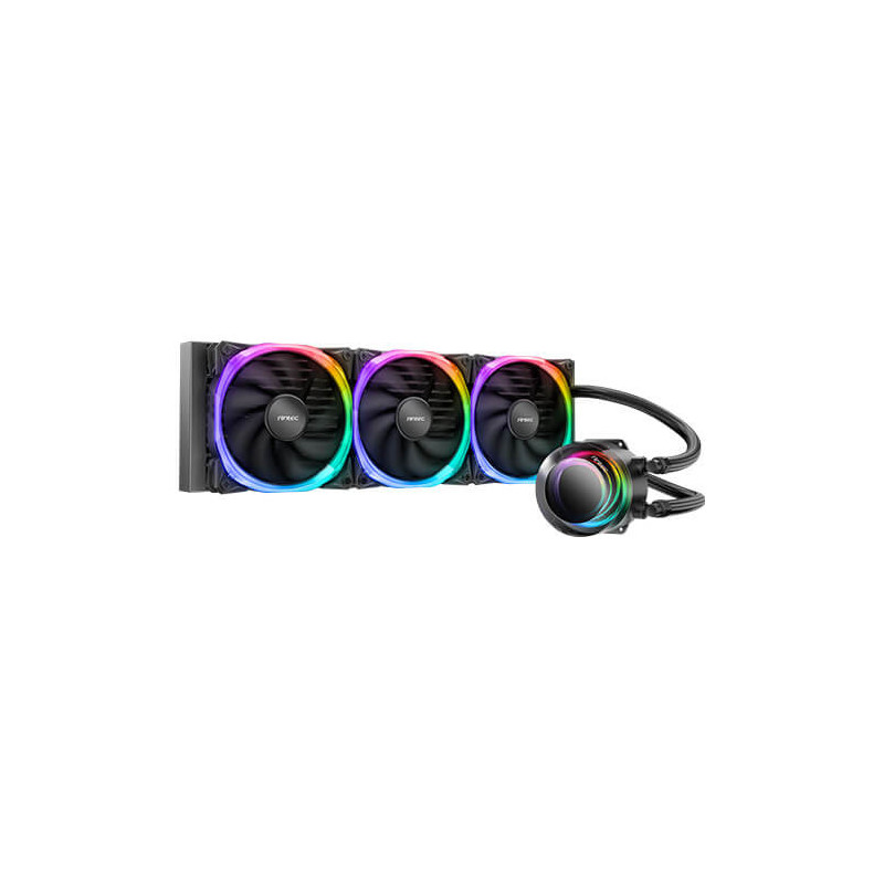 Kit refrigeracion liquida cpu antec vortex 360 3 x 120mm negro argb