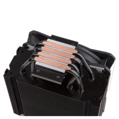 Hiditec C12 PWM ARGB Processore Raffreddatore d'aria Nero 1 pz
