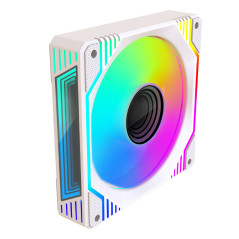 KeepOut XFC-120DRM Case per computer Ventilatore 12 cm Bianco