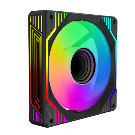 KeepOut XFC-120DRM sistema di raffreddamento per computer Case per computer Ventilatore 12 cm Nero