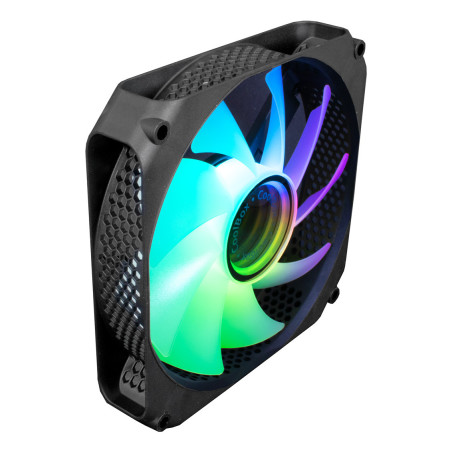 Ventilador caja coolbox infinity argb 120 mm.