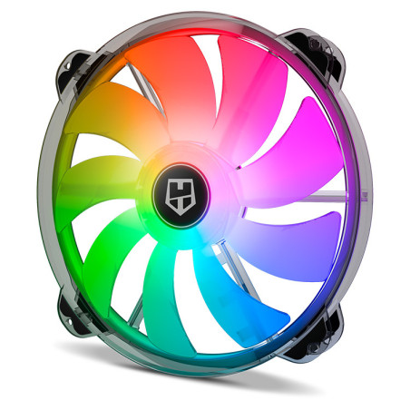 NOX X200-FAN Case per computer Ventilatore 20 cm Translucent 1 pz