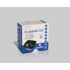 CoolBox Plannar 120 Processore Raffreddatore d'aria Alluminio, Nero