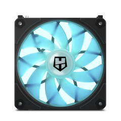NOX Hummer NXHUMMERELINKBK sistema di raffreddamento per computer Case per computer Ventilatore 12 cm Nero 1 pz