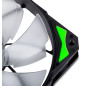 Ventilador caja nox hummer h - fan led 120mm negro led verde