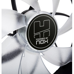 NOX Hummer H-Fan LED Case per computer Ventilatore 12 cm Nero, Verde, Bianco