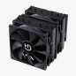 Disipador hiditec c20 pro black 2 x 120mm