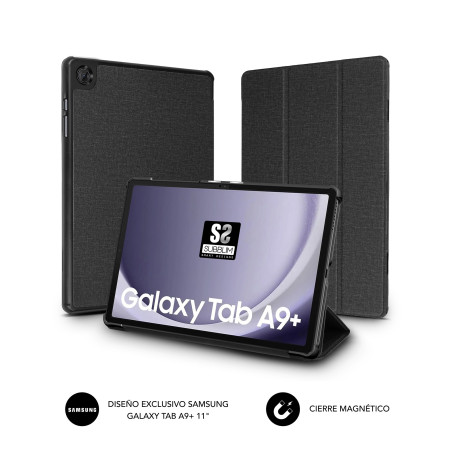 Funda subblim shock case para samsung tab a9+ 11 pulgadas negro
