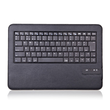 Funda universal phoenix para tablet hasta 10 pulgadas universal teclado bluetooth roja