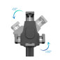 Soporte sobremesa tooq para tablet + antirrobo negro