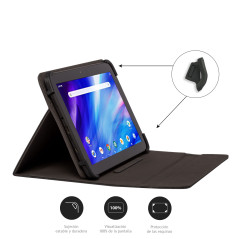 Funda universal nilox para tablet 10.5 pulgadas negro