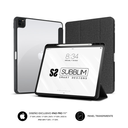 Funda subblim shock case para apple ipad pro 11 pulgadas negro