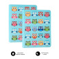 Funda subblim trendy case para tablet 10.1 pulgadas buhos