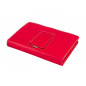 Funda universal silver ht para tablet 9 - 10.1 pulgadas + teclado con cable micro usb rojo - blanco