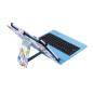 Funda universal estampada silver ht para tablet 9 - 10.1 pulgadas + teclado micro usb pixel gamer