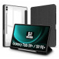 Funda tablet sublim clear shock case para samsung galaxy tab s9+ - s9 fe+ 12.4 pulgadas negra