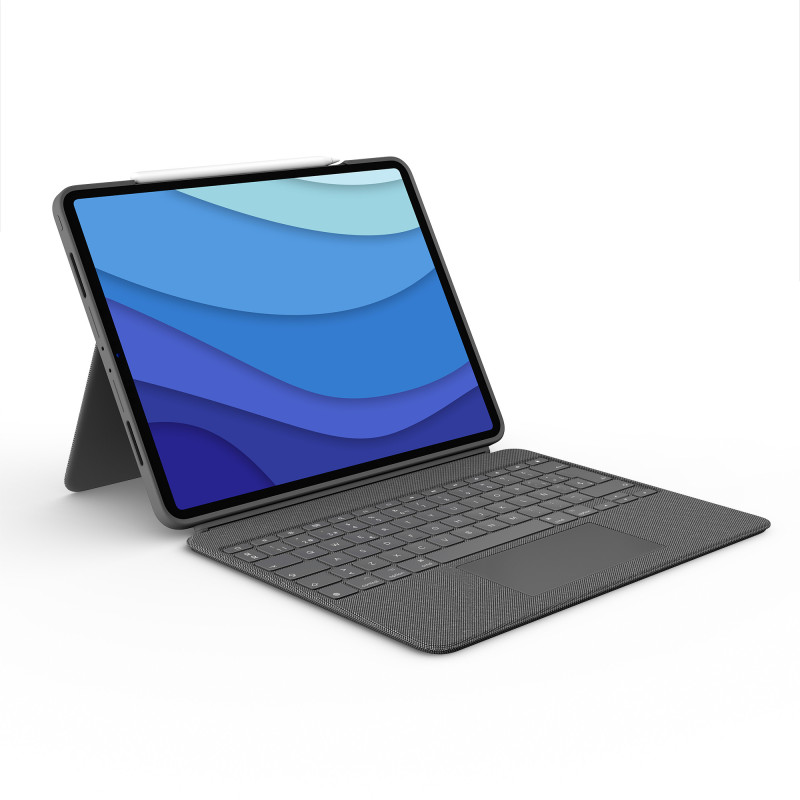 Funda para ipad 12.9 pulgadas logitech combo touch teclado
