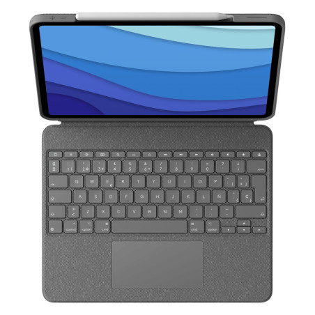 Funda para ipad 12.9 pulgadas logitech combo touch teclado