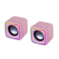 Altavoces mars gaming mscubep premium 8w rosa
