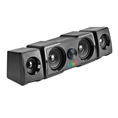 Altavoces mars gaming ms22 2.2 35w usb + jack 3.5mm rgb negro