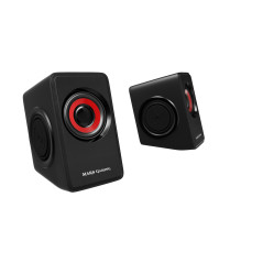 Mars Gaming MS1 altoparlante Nero, Rosso Cablato 10 W