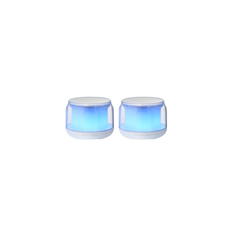 Altavoces mars gaming 2.0 ms - aura blanco