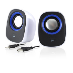 Ewent EW3513 altoparlante 1-via Nero, Blu, Bianco Cablato 5 W