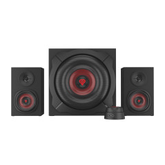 GENESIS Helium 610BT set di altoparlanti 60 W PC PC portatile Nero, Rosso 2.1 canali 2-vie 30 W Bluetooth