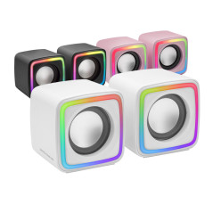 Mars Gaming MSCUBEW altoparlante Bianco Cablato 8 W