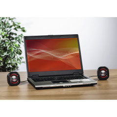 Hama Sonic Mobil 183 Nero, Rosso Cablato 3 W