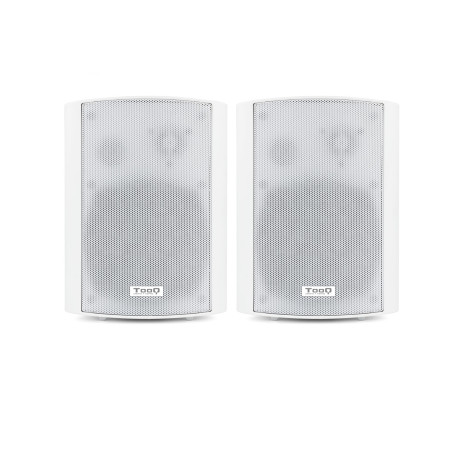 Altavoces activos tooq de pared blancos 30w autoamplificados