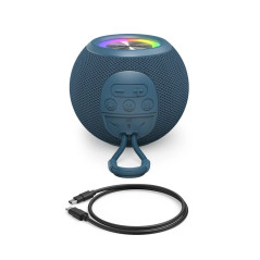 Altavoz hama ball shape mono azul