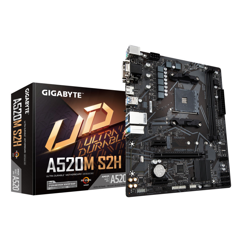 Placa base gigabyte am4 a520m s2h