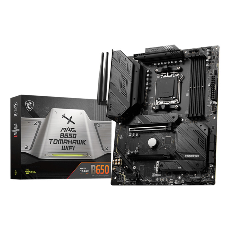 Placa base msi mag b650 tomahawk wifi am5 atx 4xddr5