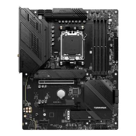 Placa base msi mag b650 tomahawk wifi am5 atx 4xddr5